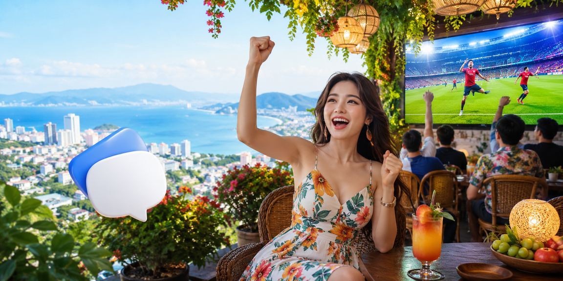 Người chơi tại Đà Lạt thưởng thức cà phê và theo dõi esports betting trên điện thoại